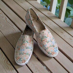 KEDS x Rifle Paper Company Floral Slip Ons Sneakers Size US 8